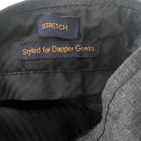 Gentlemens OutfittersShorts Black 34 Stretch Styled for Dapper Gents Flat Front - Picture 6 of 7